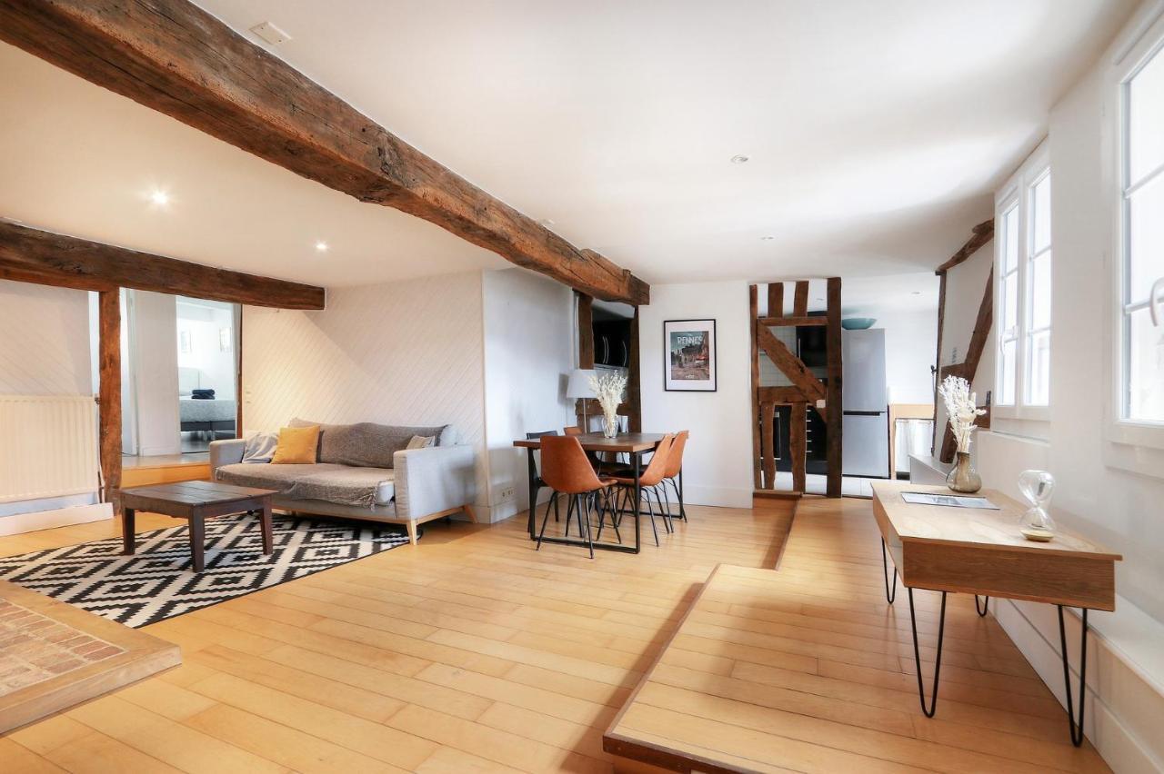 Apartamento Le Trianon, Confort Et Calme En Hypercentre Rennes Exterior foto