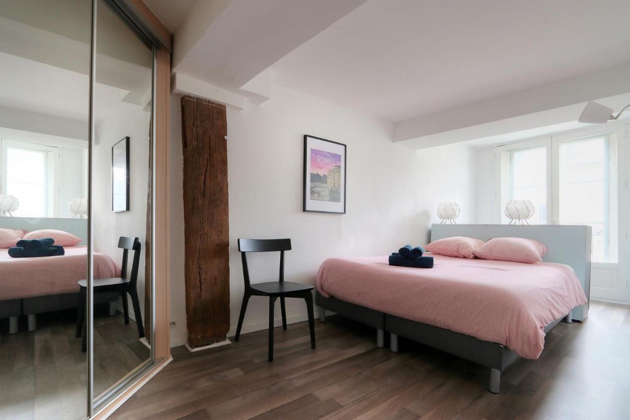 Apartamento Le Trianon, Confort Et Calme En Hypercentre Rennes Exterior foto